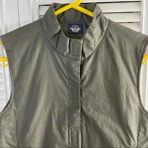 Dockers Vest Green Navy  Women Size Petit Medium - Picture 3 of 13